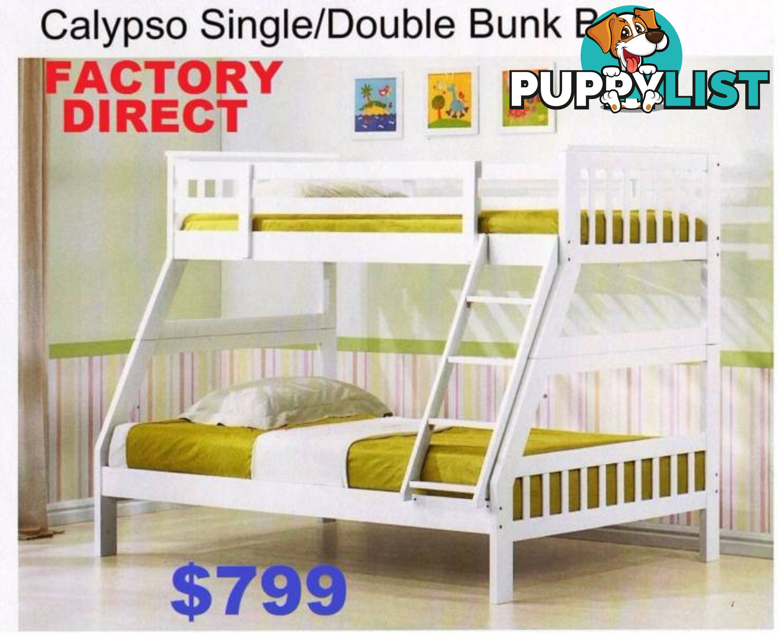 NEW BUNKS Single Bottom And Double Top. RENT KEEP $8.95 PW