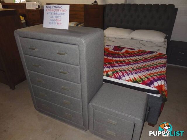 NEW QUEEN BED And King Bed Frame With Drawers. RENT KEEP $12.90PW