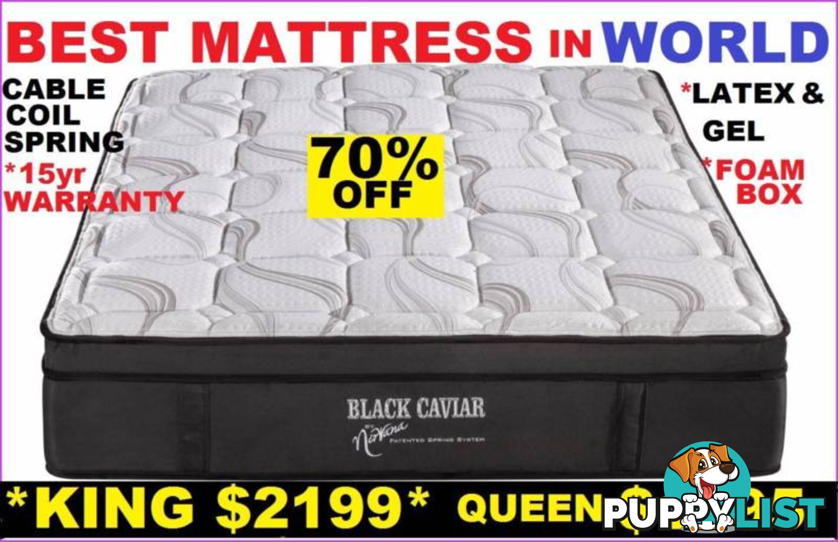 NEW QUEEN, KING MATTRESS GEL, LATEX, FOAM BOX, POCKET SPRING