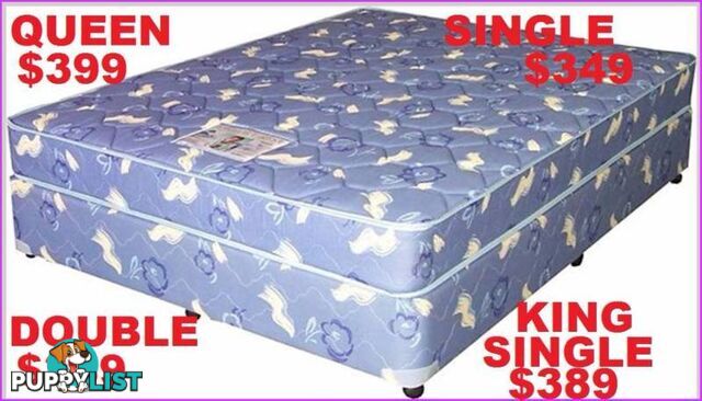 NEW QUEEN BED MATTRESS AND BED ALL SIZES. RENT KEEP $5.90PW