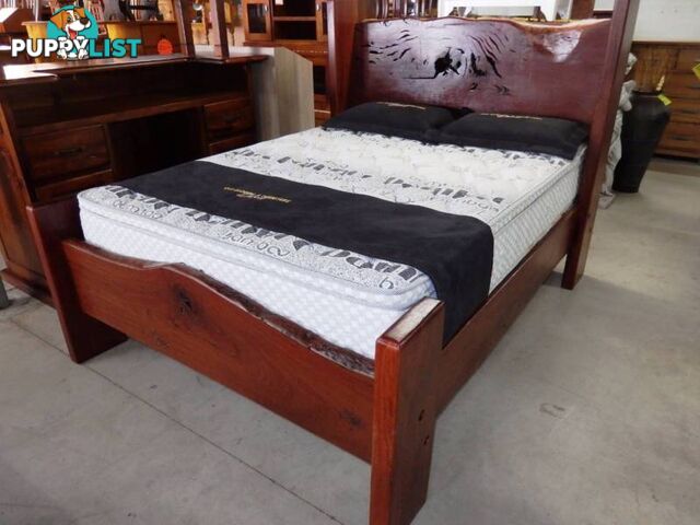 New Queen Bed Hand Made Australian Blue Gum. RENT $29.40 PW