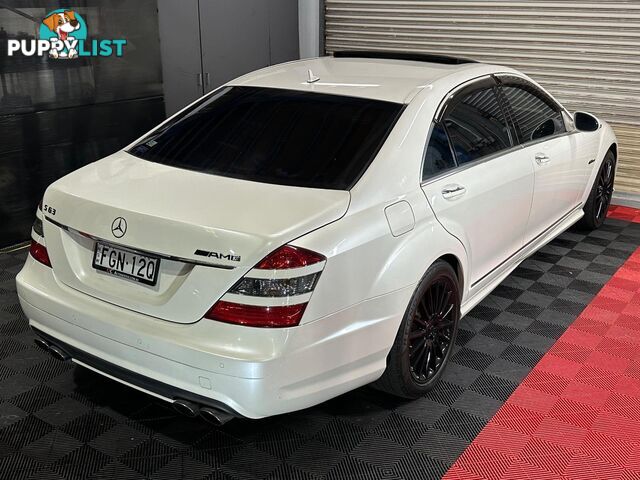 2008 MERCEDES-BENZ S63 AMG 221 07 UPGRADE 4D SEDAN