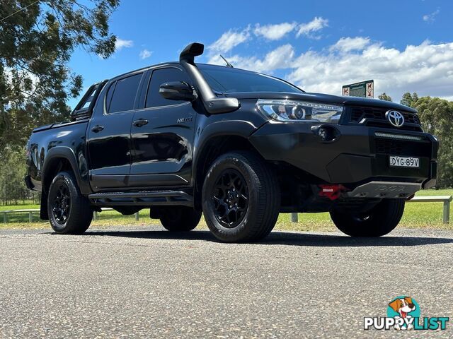 2018 TOYOTA HILUX RUGGED X (4x4) GUN126R DUAL CAB UTILITY