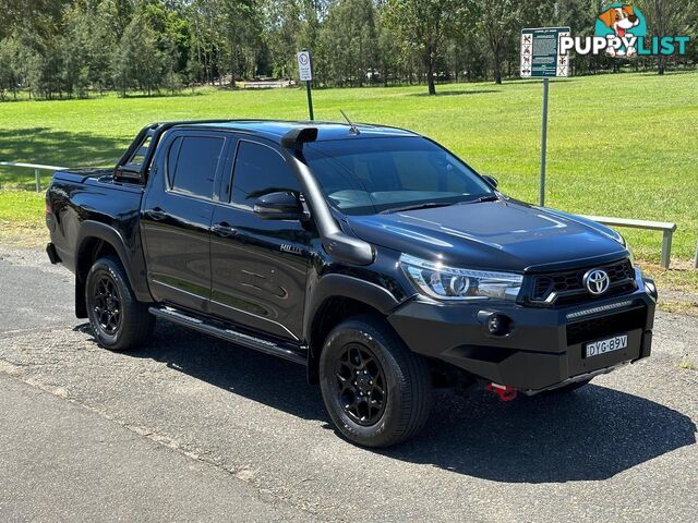 2018 TOYOTA HILUX RUGGED X (4x4) GUN126R DUAL CAB UTILITY