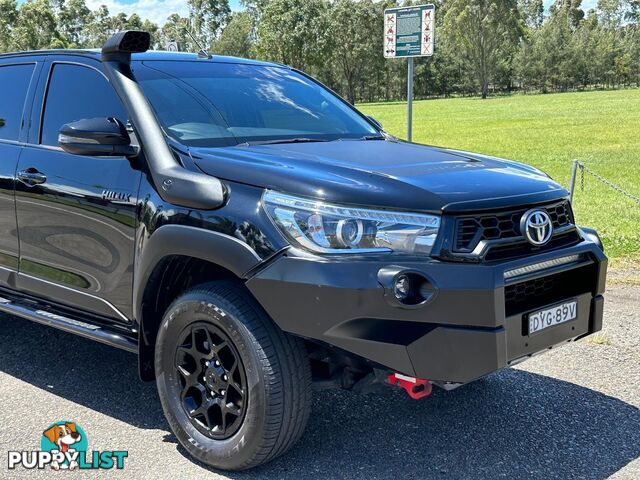 2018 TOYOTA HILUX RUGGED X (4x4) GUN126R DUAL CAB UTILITY