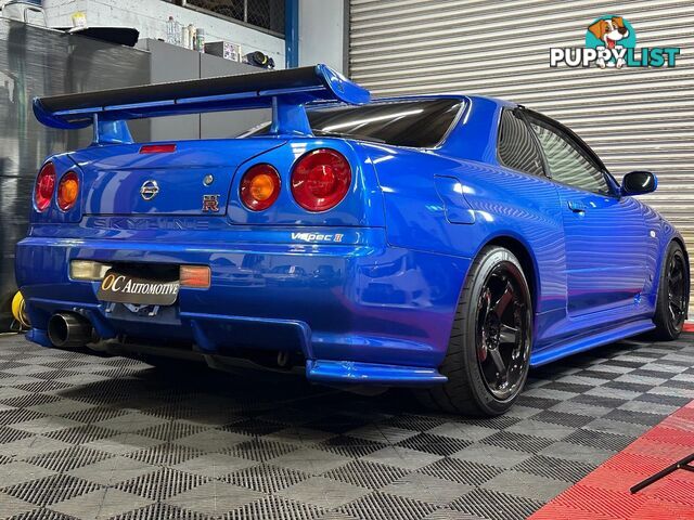 2001 NISSAN SKYLINE GT-R V-Spec II BNR34 Coupe