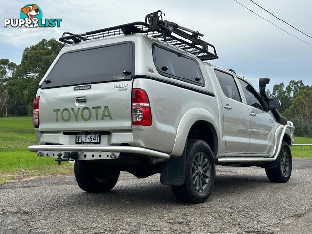 2012 TOYOTA HILUX SR5 (4x4) KUN26R MY12 DUAL CAB P/UP