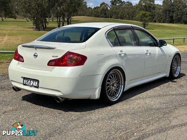 2007 NISSAN SKYLINE 350GT V36 4D SEDAN