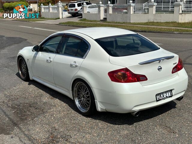 2007 NISSAN SKYLINE 350GT V36 4D SEDAN