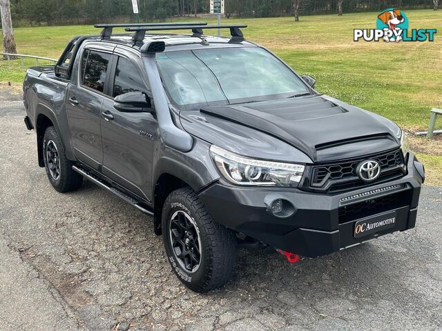 2018 TOYOTA HILUX RUGGED X (4x4) GUN126R DUAL CAB UTILITY