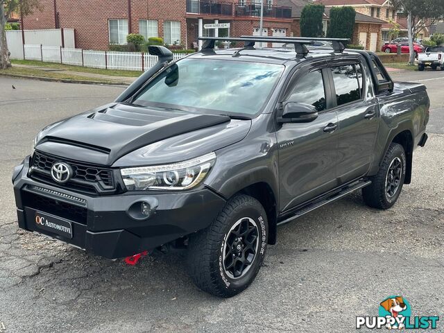 2018 TOYOTA HILUX RUGGED X (4x4) GUN126R DUAL CAB UTILITY