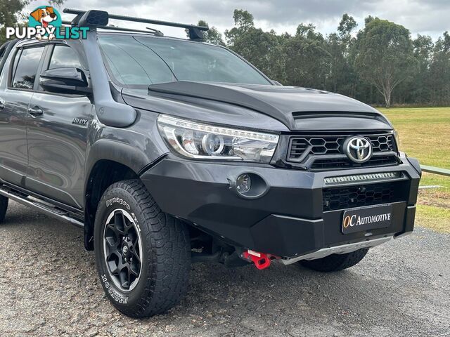 2018 TOYOTA HILUX RUGGED X (4x4) GUN126R DUAL CAB UTILITY