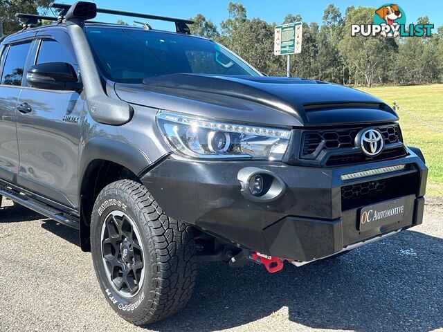 2018 TOYOTA HILUX RUGGED X (4x4) GUN126R DUAL CAB UTILITY