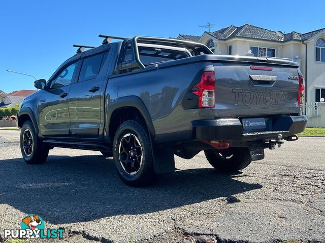 2018 TOYOTA HILUX RUGGED X (4x4) GUN126R DUAL CAB UTILITY