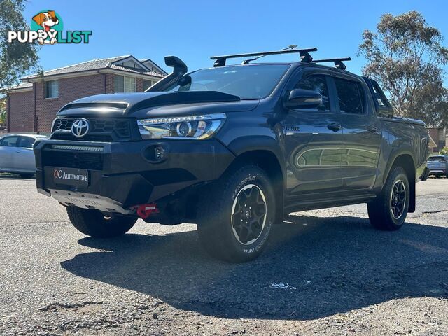 2018 TOYOTA HILUX RUGGED X (4x4) GUN126R DUAL CAB UTILITY