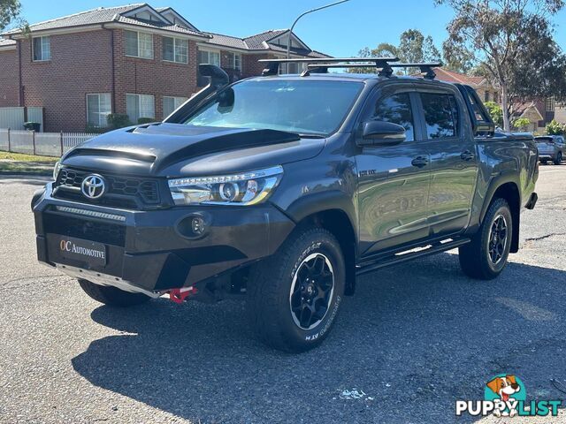 2018 TOYOTA HILUX RUGGED X (4x4) GUN126R DUAL CAB UTILITY