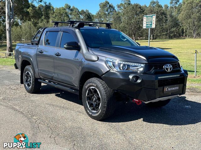 2018 TOYOTA HILUX RUGGED X (4x4) GUN126R DUAL CAB UTILITY