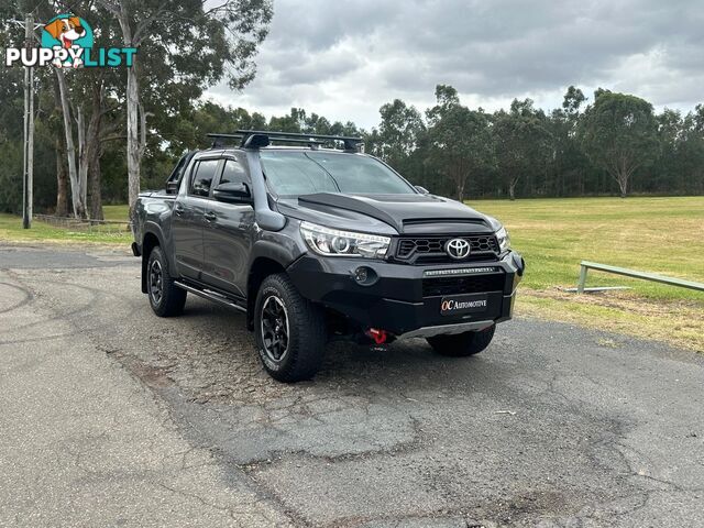 2018 TOYOTA HILUX RUGGED X (4x4) GUN126R DUAL CAB UTILITY