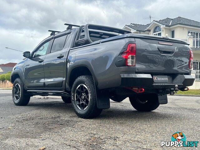 2018 TOYOTA HILUX RUGGED X (4x4) GUN126R DUAL CAB UTILITY