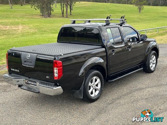 2013 NISSAN NAVARA ST (4x4) D40 MY12 DUAL CAB P/UP