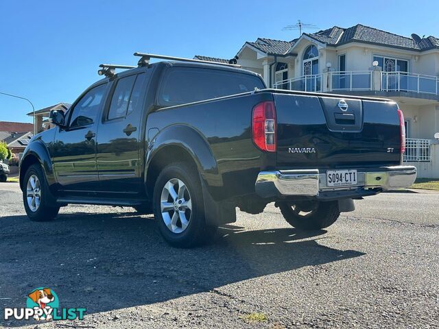 2013 NISSAN NAVARA ST (4x4) D40 MY12 DUAL CAB P/UP