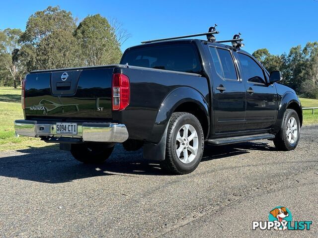 2013 NISSAN NAVARA ST (4x4) D40 MY12 DUAL CAB P/UP