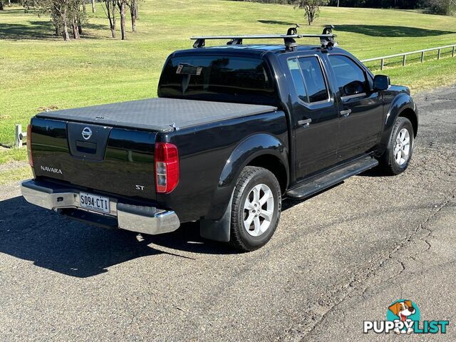 2013 NISSAN NAVARA ST (4x4) D40 MY12 DUAL CAB P/UP