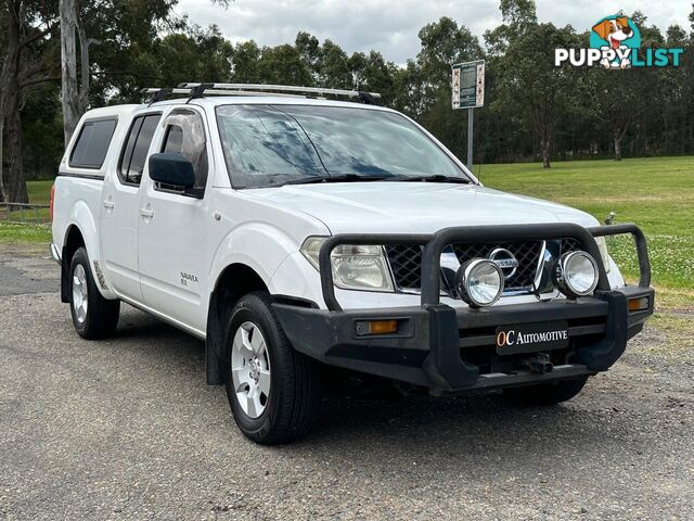 2009 NISSAN NAVARA RX (4x4) D40 DUAL CAB P/UP