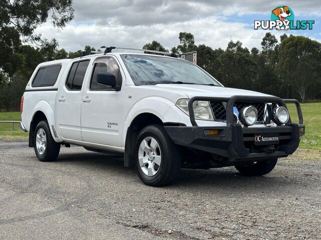 2009 NISSAN NAVARA RX (4x4) D40 DUAL CAB P/UP