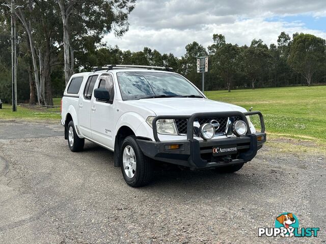 2009 NISSAN NAVARA RX (4x4) D40 DUAL CAB P/UP