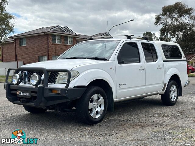 2009 NISSAN NAVARA RX (4x4) D40 DUAL CAB P/UP