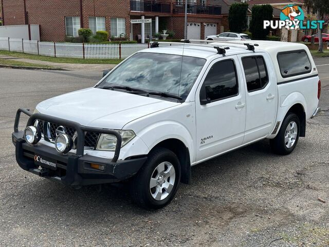 2009 NISSAN NAVARA RX (4x4) D40 DUAL CAB P/UP