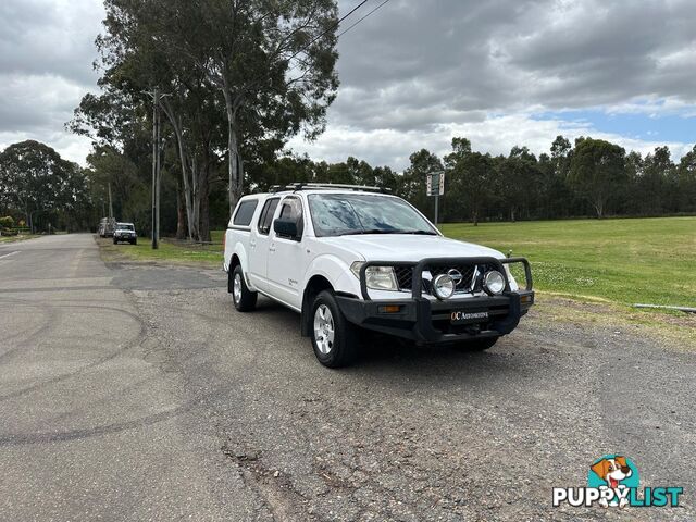 2009 NISSAN NAVARA RX (4x4) D40 DUAL CAB P/UP