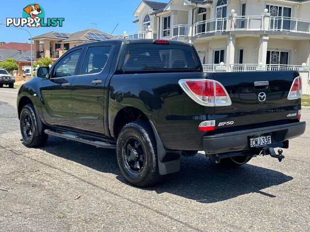 2012 MAZDA BT-50 XT (4x4)  DUAL CAB UTILITY