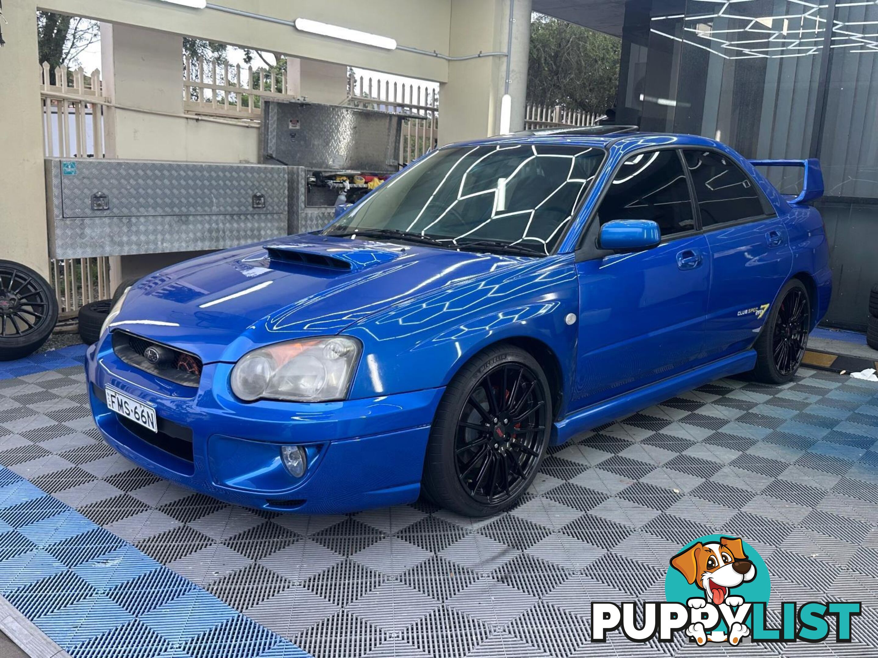 2004 SUBARU IMPREZA WRX CLUB SPEC EVO 7 MY04 4D SEDAN