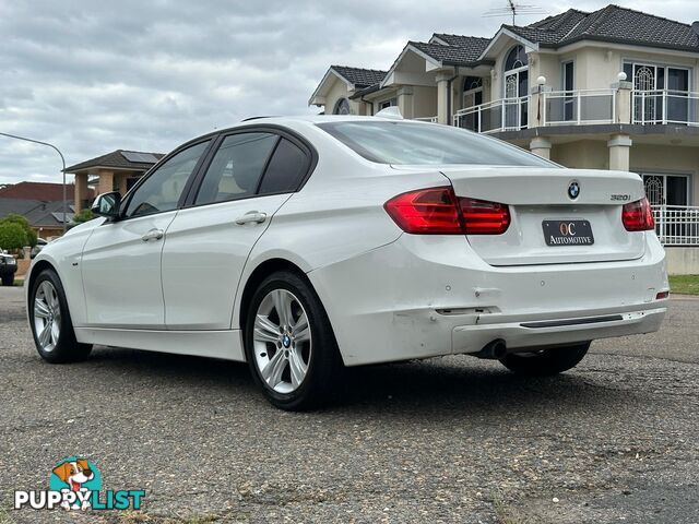 2012 BMW 3 20i LUXURY LINE F30 4D SEDAN