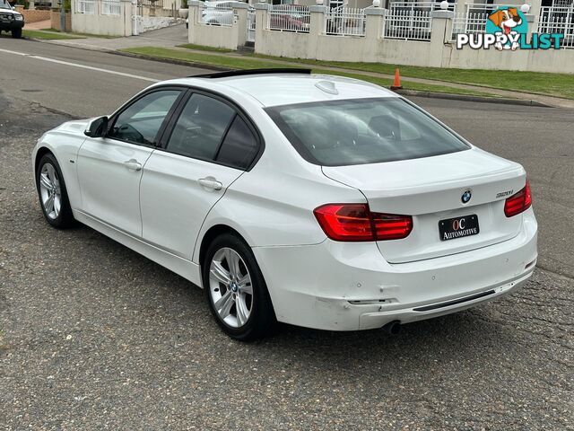 2012 BMW 3 20i LUXURY LINE F30 4D SEDAN