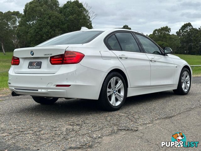 2012 BMW 3 20i LUXURY LINE F30 4D SEDAN