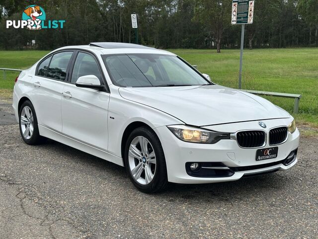 2012 BMW 3 20i LUXURY LINE F30 4D SEDAN