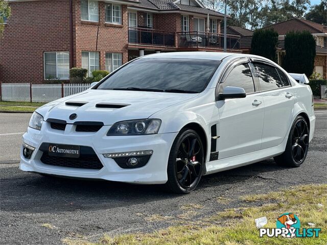 2009 HSV CLUBSPORT R8 E SERIES MY08 UPGRADE 4D SEDAN
