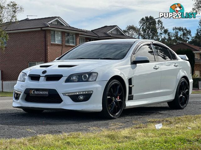 2009 HSV CLUBSPORT R8 E SERIES MY08 UPGRADE 4D SEDAN