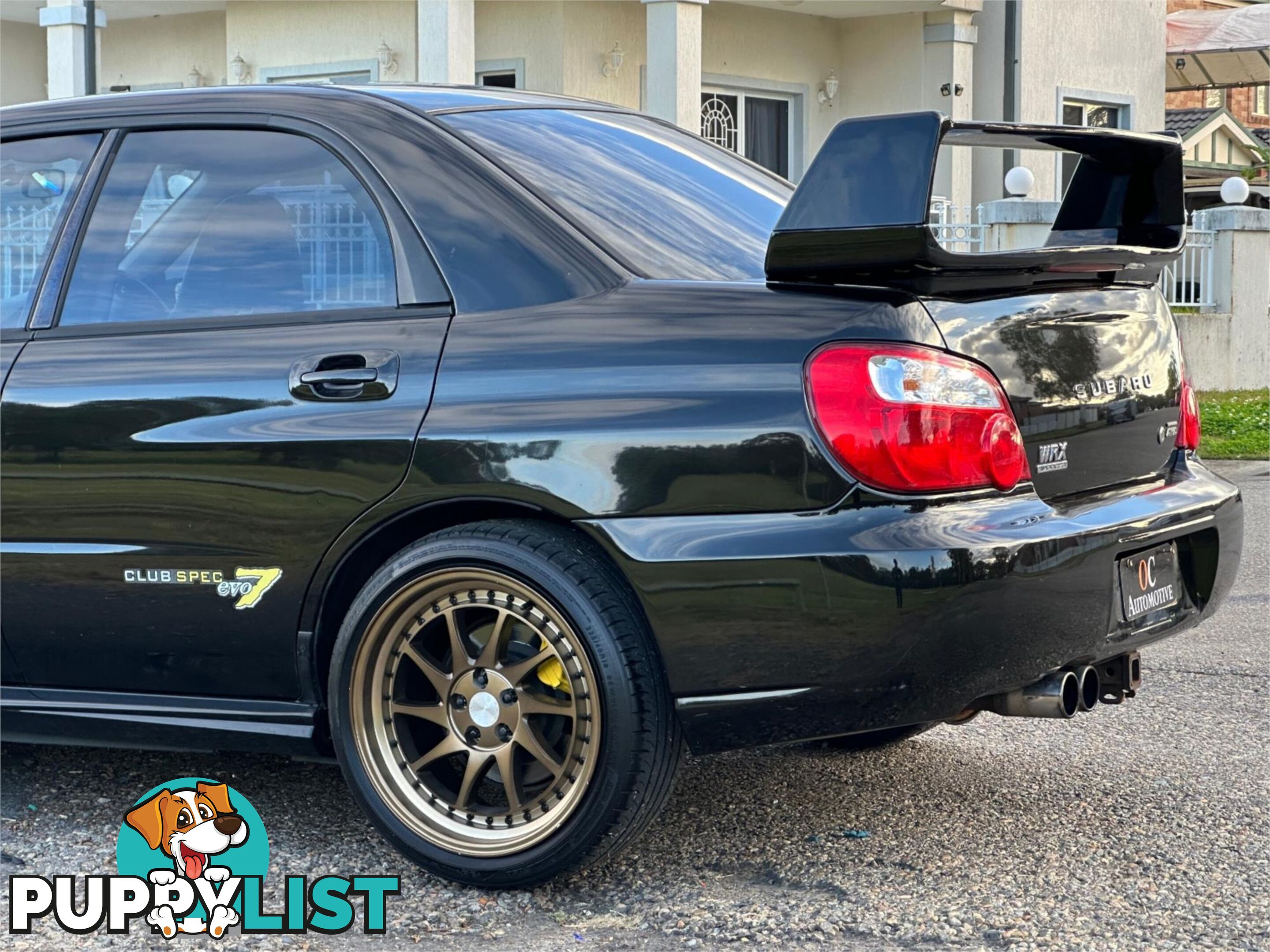 2004 SUBARU IMPREZA WRX CLUB SPEC EVO 7 MY04 4D SEDAN