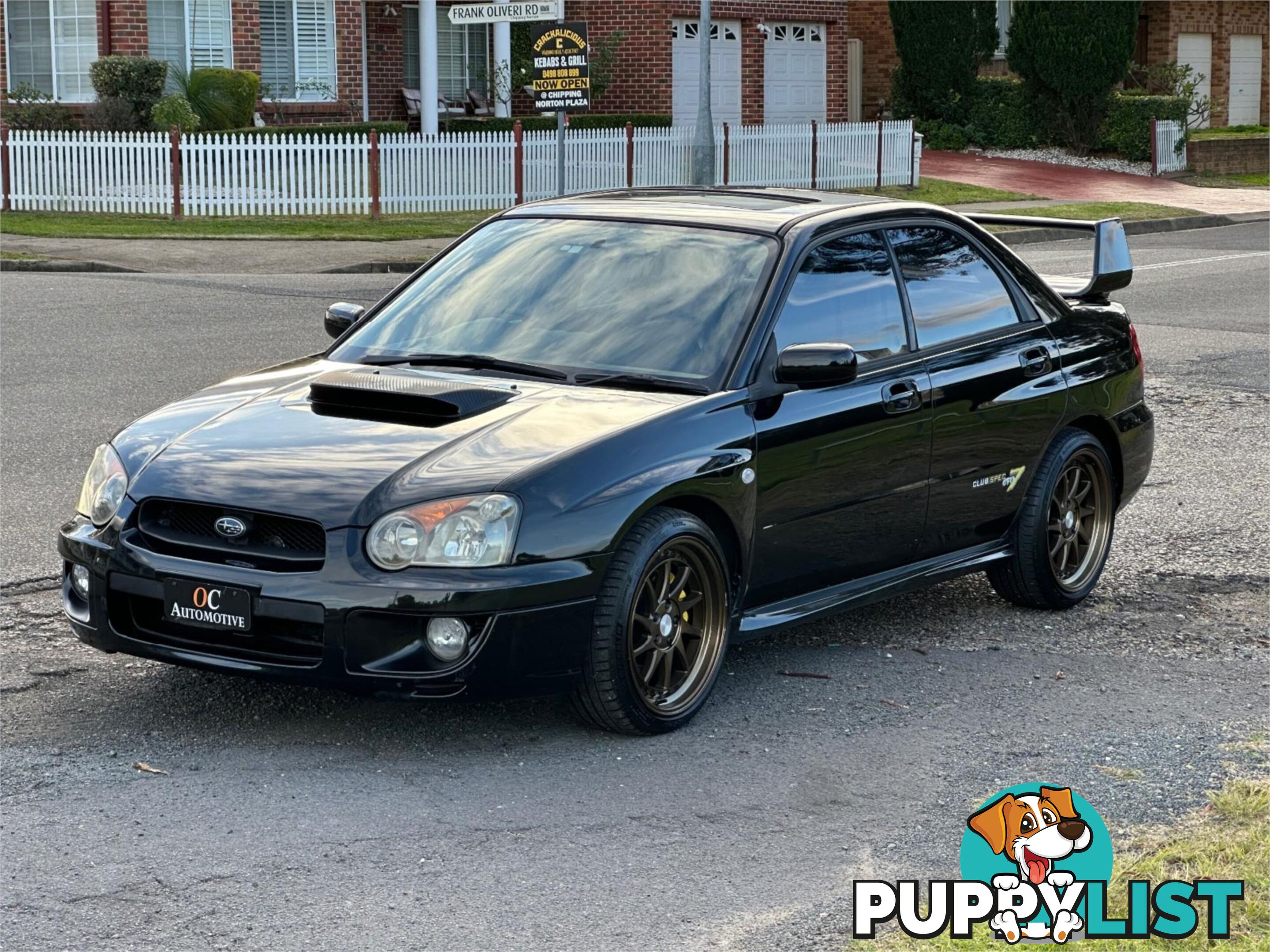 2004 SUBARU IMPREZA WRX CLUB SPEC EVO 7 MY04 4D SEDAN