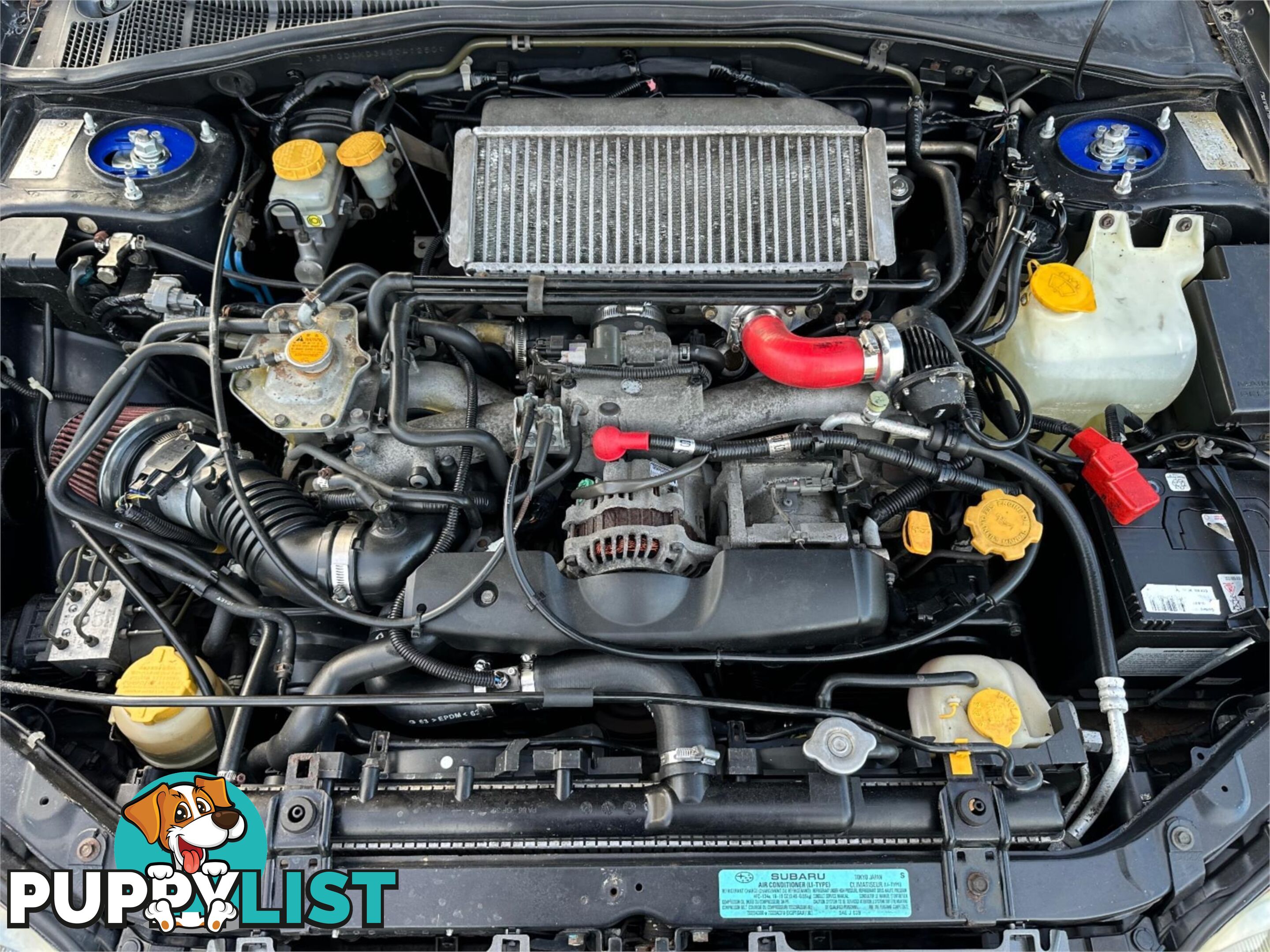 2004 SUBARU IMPREZA WRX CLUB SPEC EVO 7 MY04 4D SEDAN