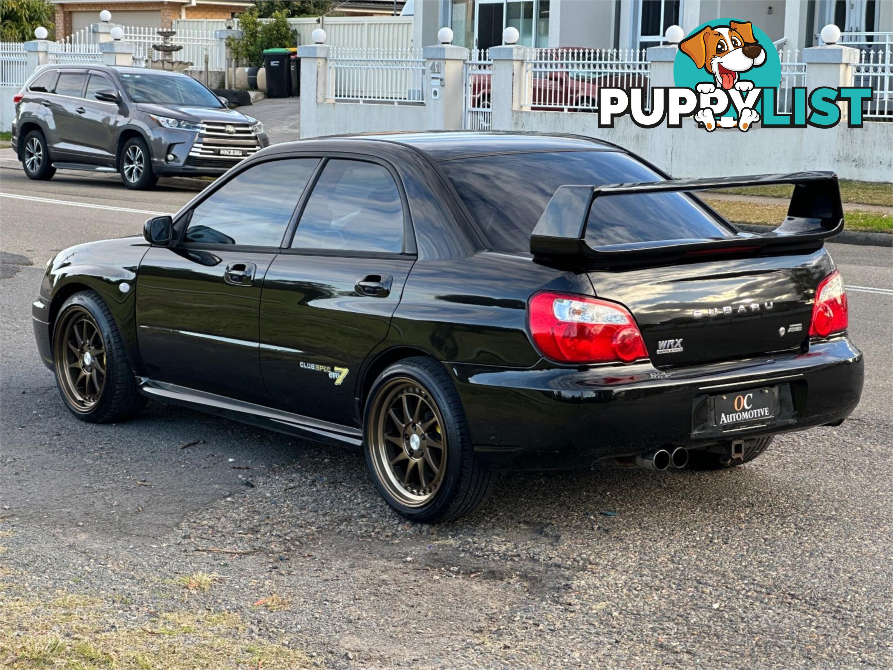 2004 SUBARU IMPREZA WRX CLUB SPEC EVO 7 MY04 4D SEDAN