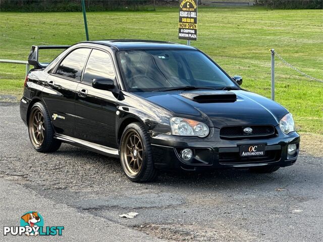 2004 SUBARU IMPREZA WRX CLUB SPEC EVO 7 MY04 4D SEDAN