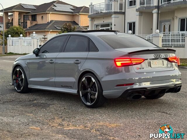 2018 AUDI RS 3 QUATTRO 8V MY18 4D SEDAN