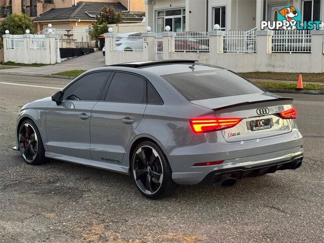 2018 AUDI RS 3 QUATTRO 8V MY18 4D SEDAN