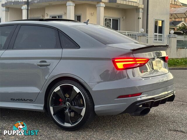 2018 AUDI RS 3 QUATTRO 8V MY18 4D SEDAN