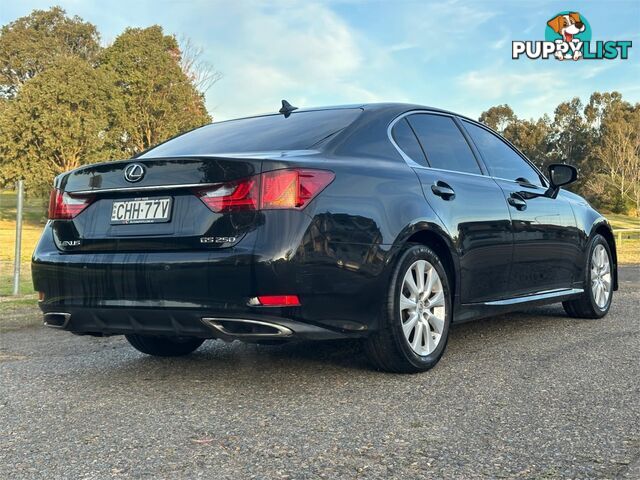 2012 LEXUS GS250 LUXURY GRL11R 4D SEDAN
